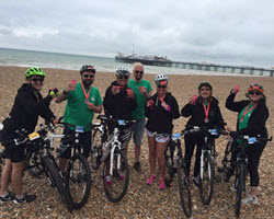 Intersurgical soutient la course à vélo Londres à Brighton